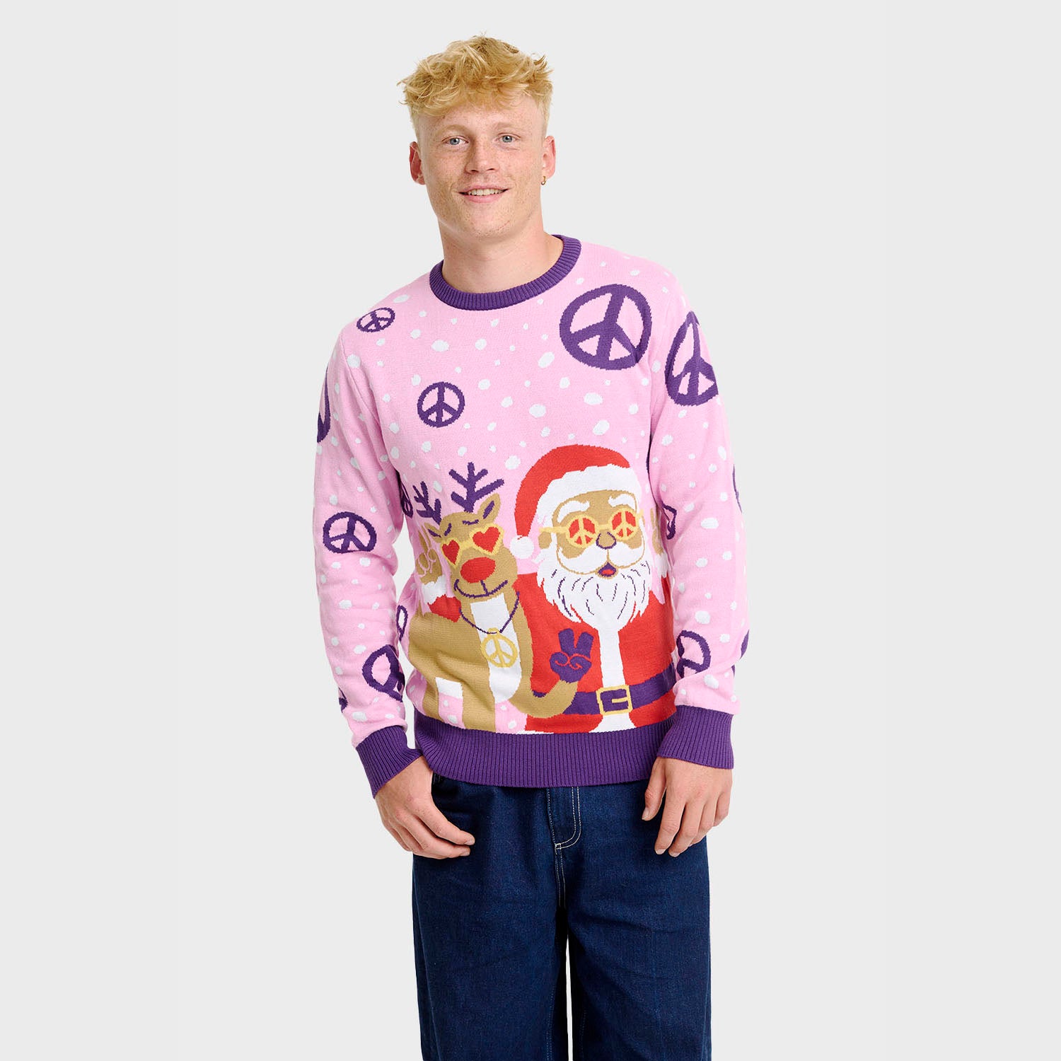 Hippie julesweater - Herre